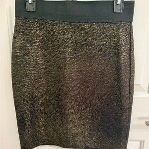 Elegant Black/Gold Women's Skirt